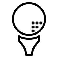 golf line icon vector