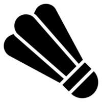 shuttlecock glyph icon vector