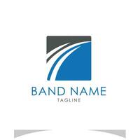 financial marketing investment logo design vector