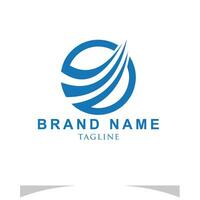 financial marketing investment logo design vector