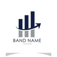 financial marketing investment logo vector