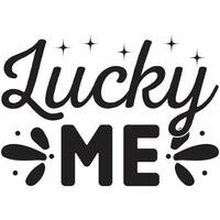 lucky me design vector