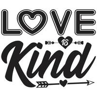 love is kind vector