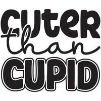 cuter than cupid vector