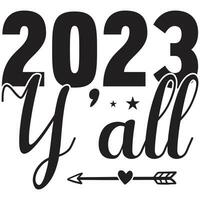 2023 y'all design vector