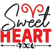 sweet heart design vector