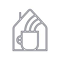 diseño de icono de vector de taza de café