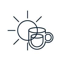 Coffee Cup Vector Icon Design