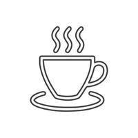 diseño de icono de vector de taza de café