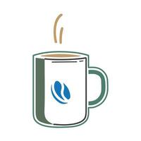 diseño de icono de vector de taza de café