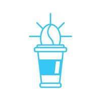 Coffee Cup Vector Icon Design