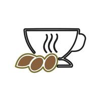 diseño de icono de vector de taza de café