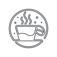 diseño de icono de vector de taza de café