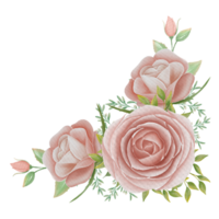 Rose fleurs bouquet png