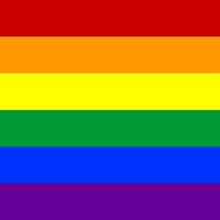 Pride Rainbow Horizontal Stripe Background vector