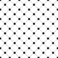 Black And White Connecting Dot Pattern vector