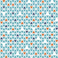 Blue Orange Geometric Small Triangle Pattern vector