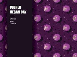 mundo vegano día salud vegetal dieta verde vitamina vector ingrediente comida noviembre mercado herbario