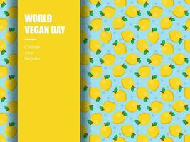 mundo vegano día salud vegetal dieta verde vitamina vector ingrediente comida noviembre mercado herbario