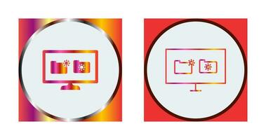 Unique Corrupted Data Vector Icon