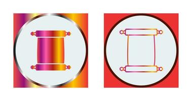 Scroll of Paper Vector Icon