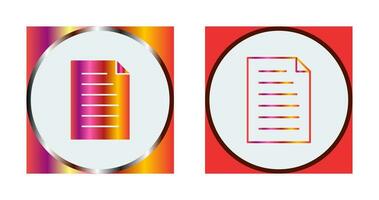 Unique Document Vector Icon