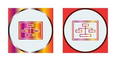 Unique Seo Structure Vector Icon
