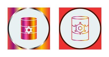 Unique Database Management Vector Icon