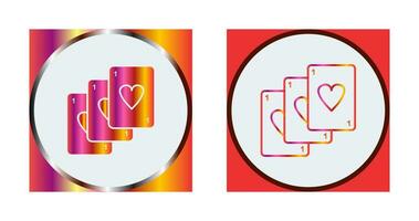 Unique Deck of Cards Vector Icon