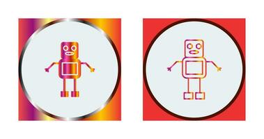 Unique Robot Vector Icon