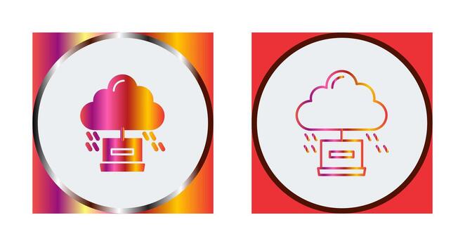 Cloud Computing Vector Icon
