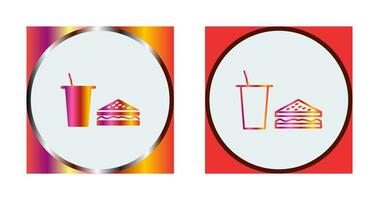 Unique Lunch Vector Icon