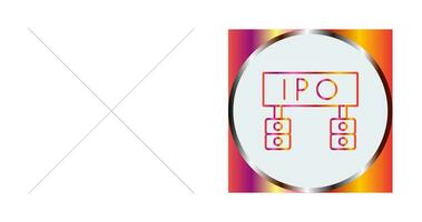 Ipo Vector Icon