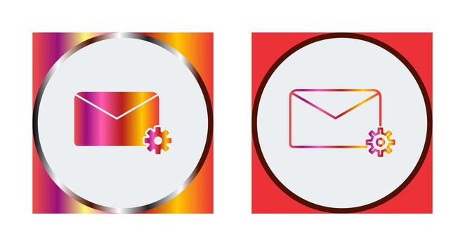 Message Settings Vector Icon