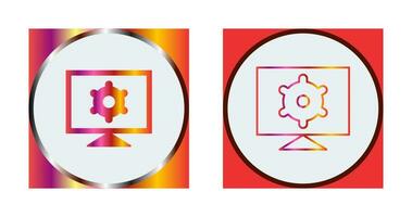 Computer Settings Vector Icon