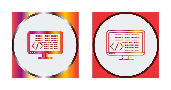 Coding Vector Icon