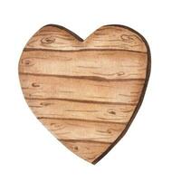 de madera corazón junta, puntero, letrero. acuarela ilustración, rústico vector