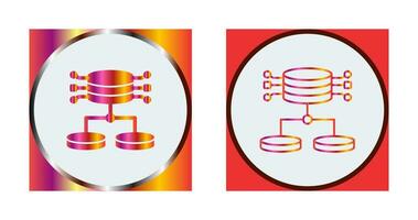 icono de vector de datos estructurados