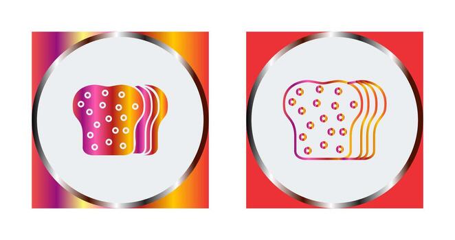 icono de vector de pan