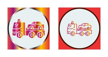 Tow Truck Vector Icon