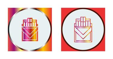 Cigarette Pack Vector Icon