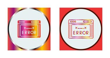 Error Code Vector Icon