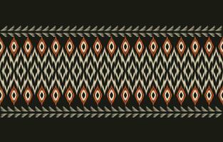 Ethnic abstract ikat art. Aztec ornament print. geometric ethnic pattern seamless  color oriental.  Design for background ,curtain, carpet, wallpaper, clothing, wrapping, Batik, vector illustration.