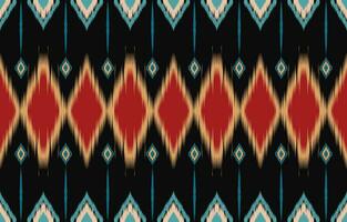 Ethnic abstract ikat art. Aztec ornament print. geometric ethnic pattern seamless  color oriental.  Design for background ,curtain, carpet, wallpaper, clothing, wrapping, Batik, vector illustration.