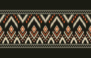 Ethnic abstract ikat art. Aztec ornament print. geometric ethnic pattern seamless  color oriental.  Design for background ,curtain, carpet, wallpaper, clothing, wrapping, Batik, vector illustration.