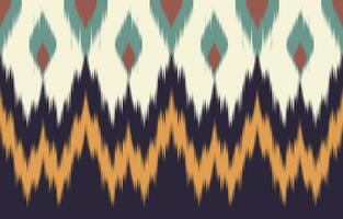 Ethnic abstract ikat art. Aztec ornament print. geometric ethnic pattern seamless  color oriental.  Design for background ,curtain, carpet, wallpaper, clothing, wrapping, Batik, vector illustration.