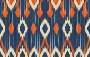 Ethnic abstract ikat art. Aztec ornament print. geometric ethnic pattern seamless  color oriental.  Design for background ,curtain, carpet, wallpaper, clothing, wrapping, Batik, vector illustration.