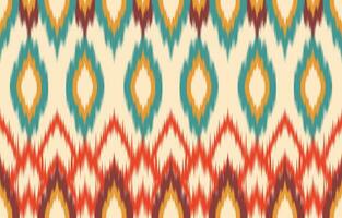 Ethnic abstract ikat art. Aztec ornament print. geometric ethnic pattern seamless  color oriental.  Design for background ,curtain, carpet, wallpaper, clothing, wrapping, Batik, vector illustration.