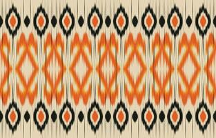 Ethnic abstract ikat art. Aztec ornament print. geometric ethnic pattern seamless  color oriental.  Design for background ,curtain, carpet, wallpaper, clothing, wrapping, Batik, vector illustration.