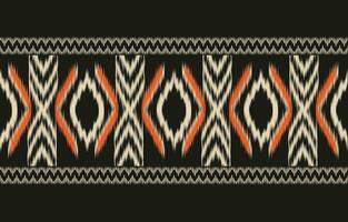 Ethnic abstract ikat art. Aztec ornament print. geometric ethnic pattern seamless  color oriental.  Design for background ,curtain, carpet, wallpaper, clothing, wrapping, Batik, vector illustration.